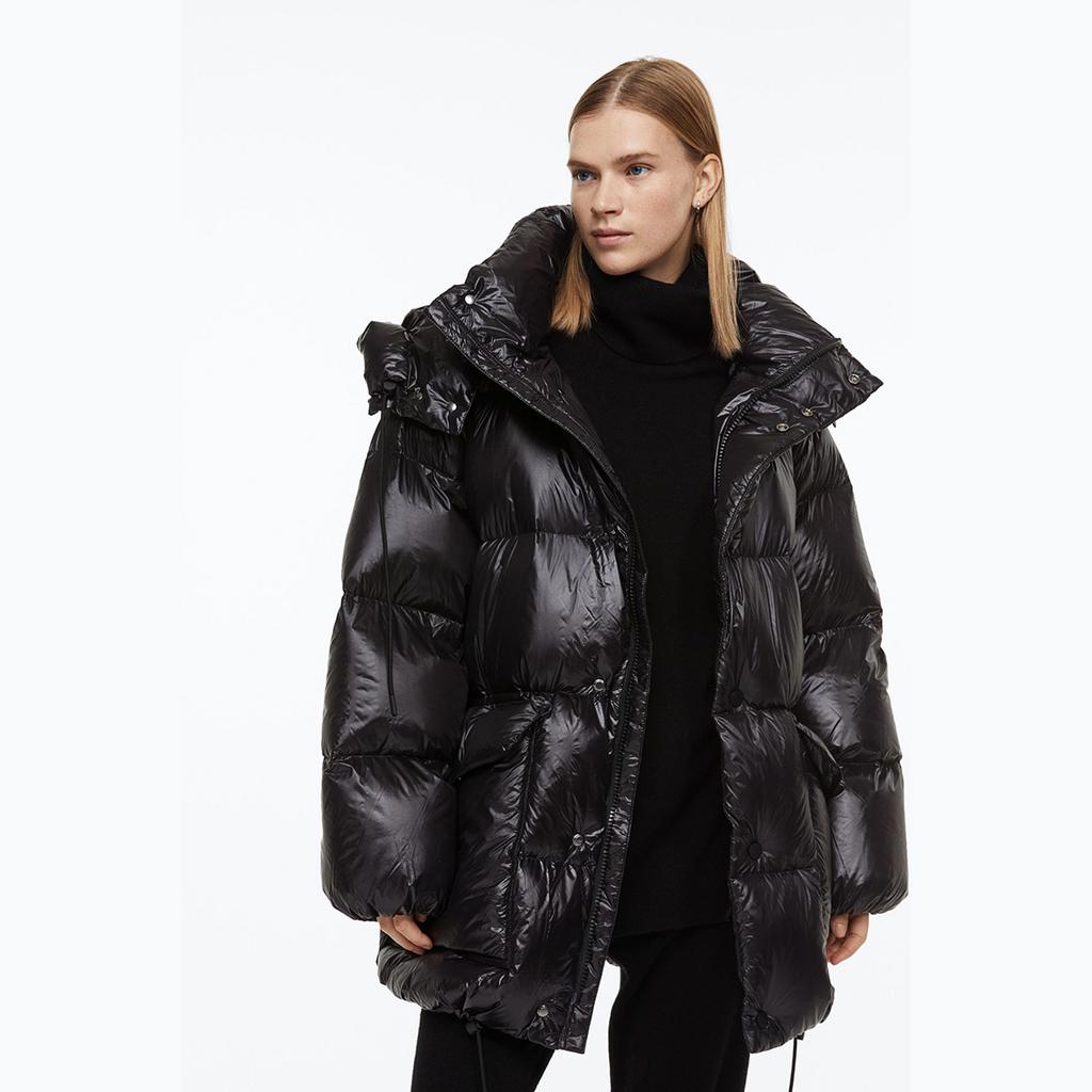 H&M PREMIUM SELECTION DOWN JACKET Black / черный