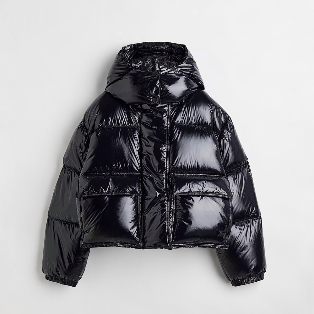 H&M PREMIUM SELECTION DOWN JACKET Black