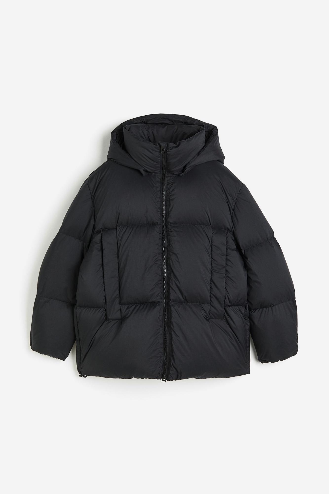 H&M PREMIUM SELECTION DOWN JACKET Black