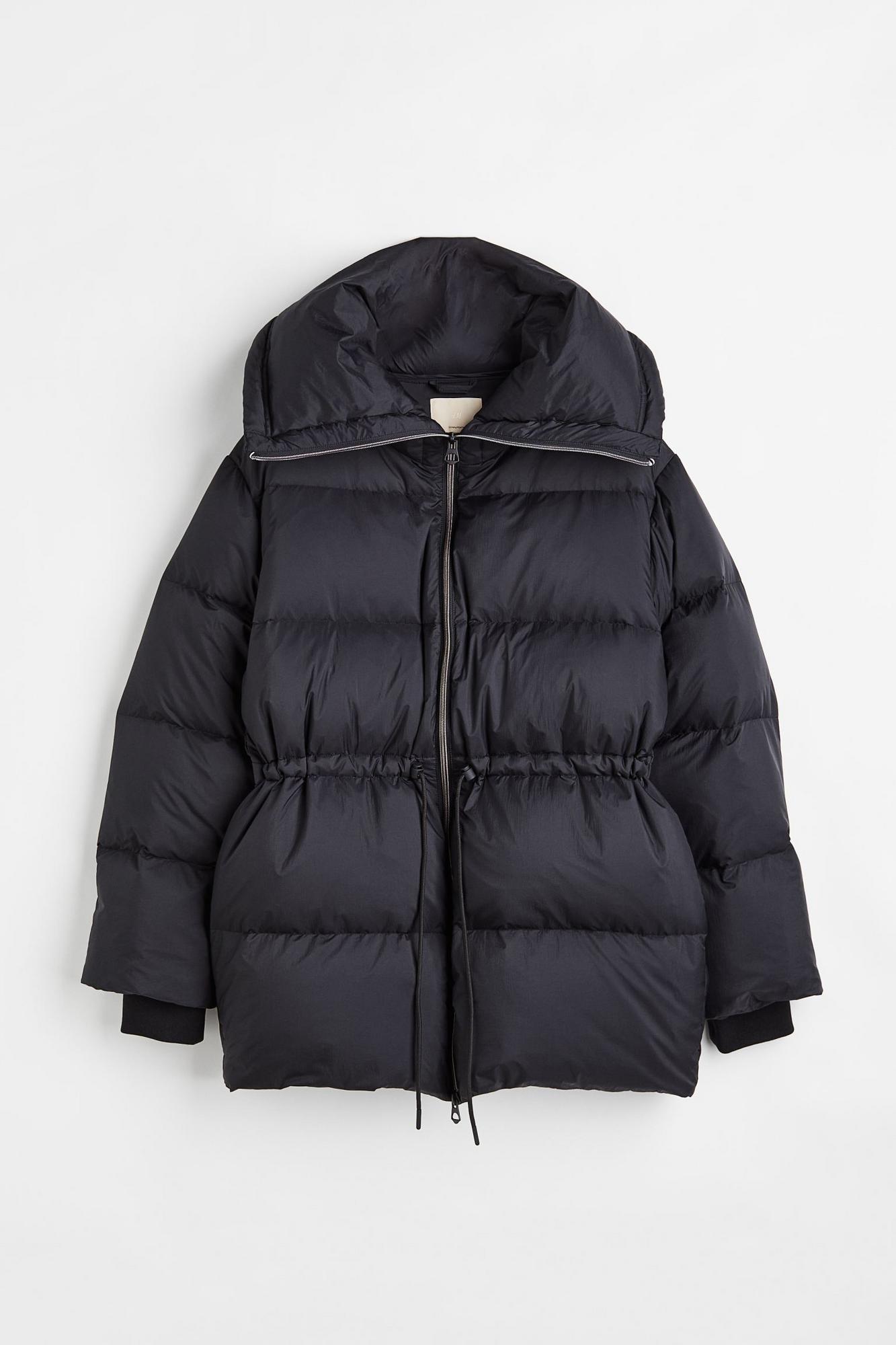 H&M PREMIUM SELECTION DOWN JACKET  Black