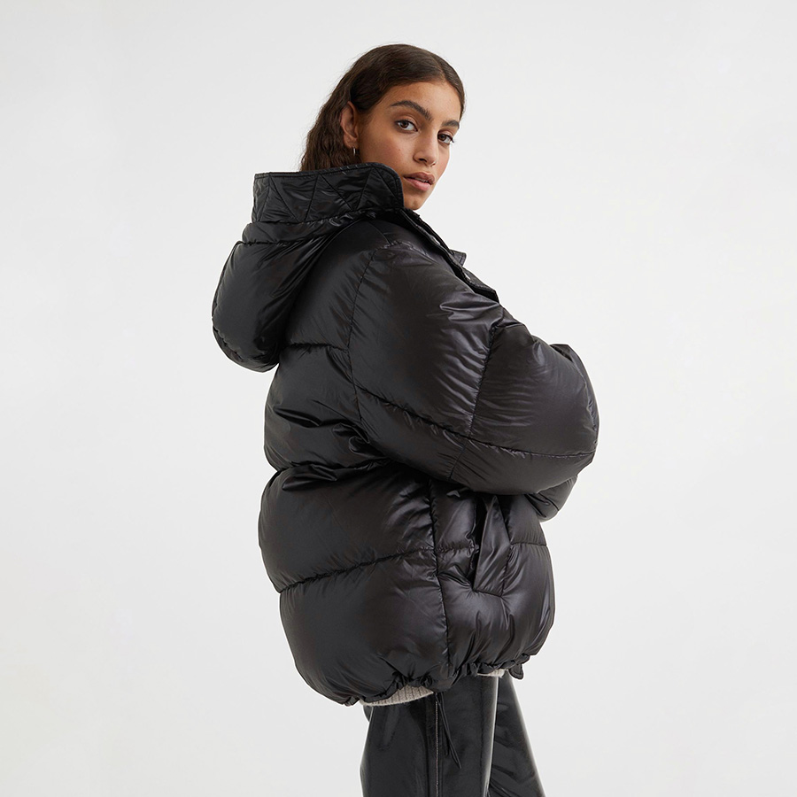 H&M PREMIUM SELECTION DOWN JACKET Black