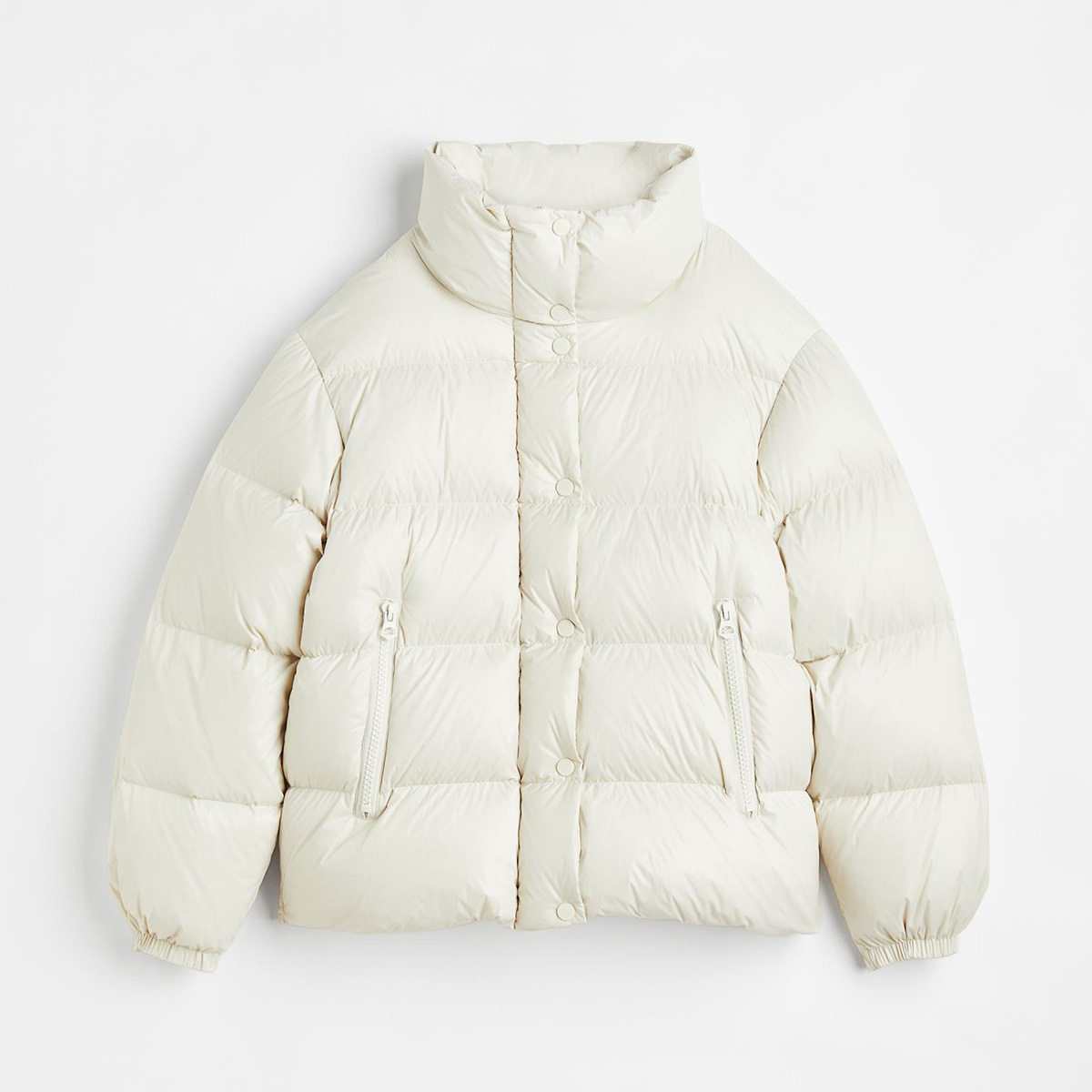 H&M PREMIUM SELECTION DOWN JACKET White / Молочный