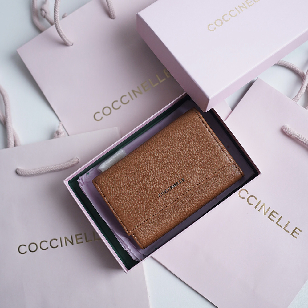 COCCINELLE MEDIUM WALLET New Caramel / карамель M00120