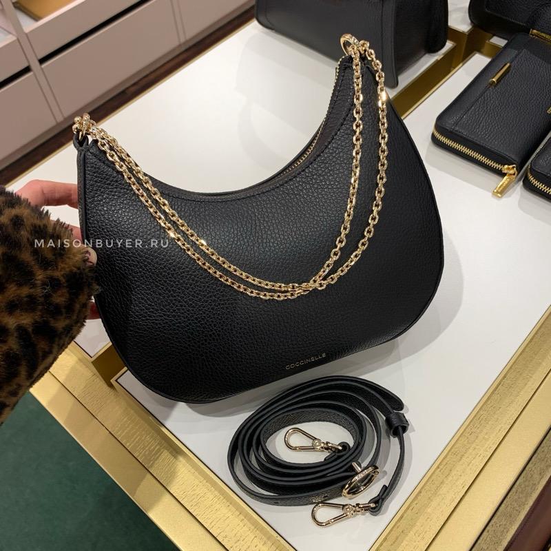 COCCINELLE LOTUS CHAIN MEDIUM Noir / Черный