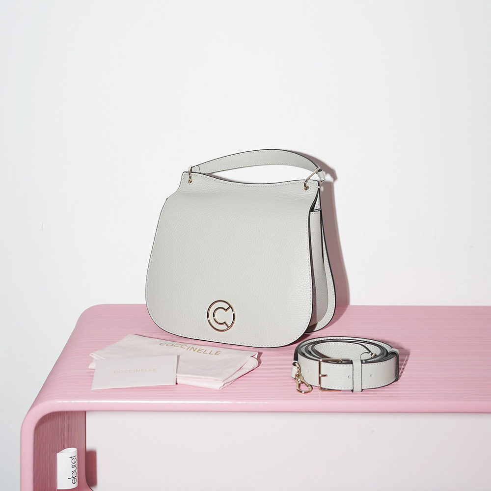 COCCINELLE LEILANI MEDIUM Gelso / Серо-беж