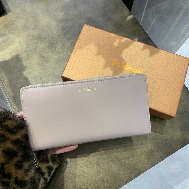 BALDININI LARGE ZIP WALLET Powder pink