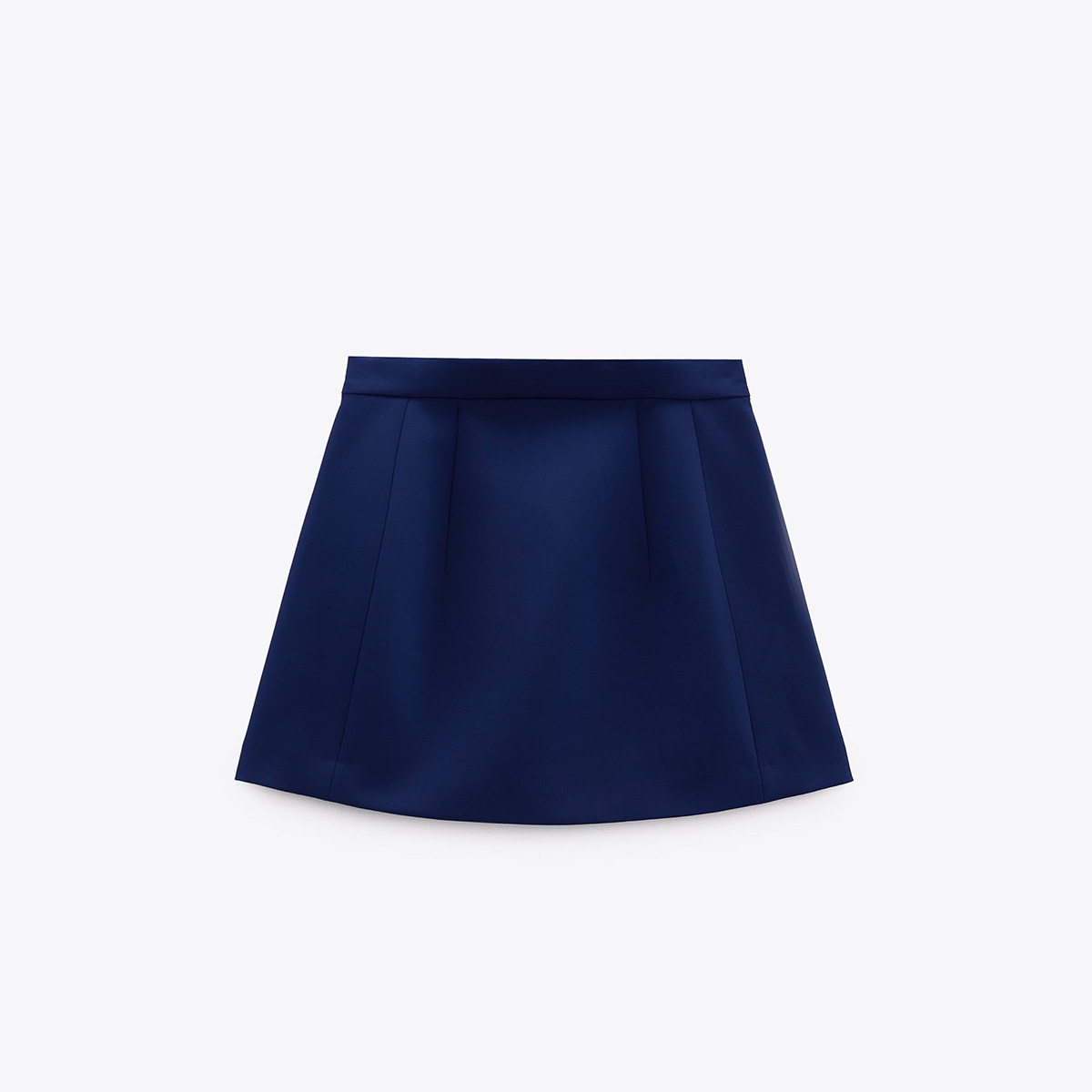 МИНИ ЮБКА ZARA SHORT SKIRT BLUISH M00546