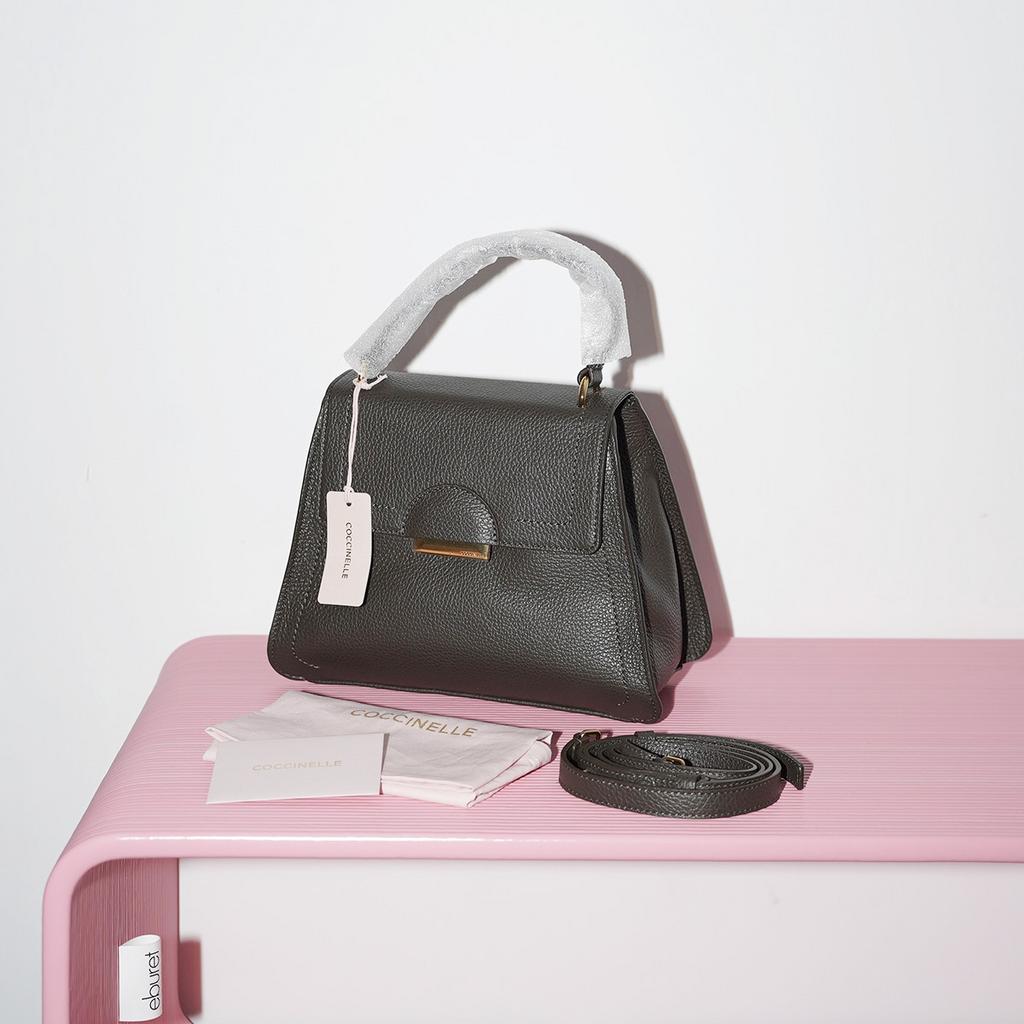 COCCINELLE TALEA MEDIUM TOP HANDLE Bark / Темный серо-зеленый M00073