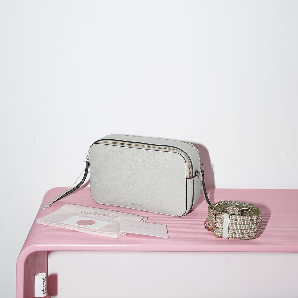 COCCINELLE JEN MEDIUM Gelso / Серо-бежевый M00087
