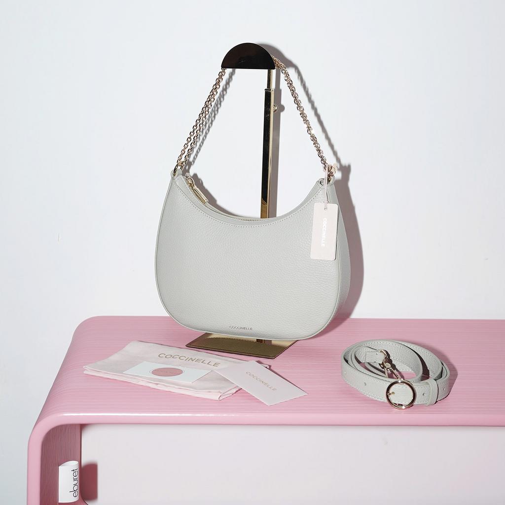 COCCINELLE LOTUS CHAIN Gelso / Серо-бежевый M00081