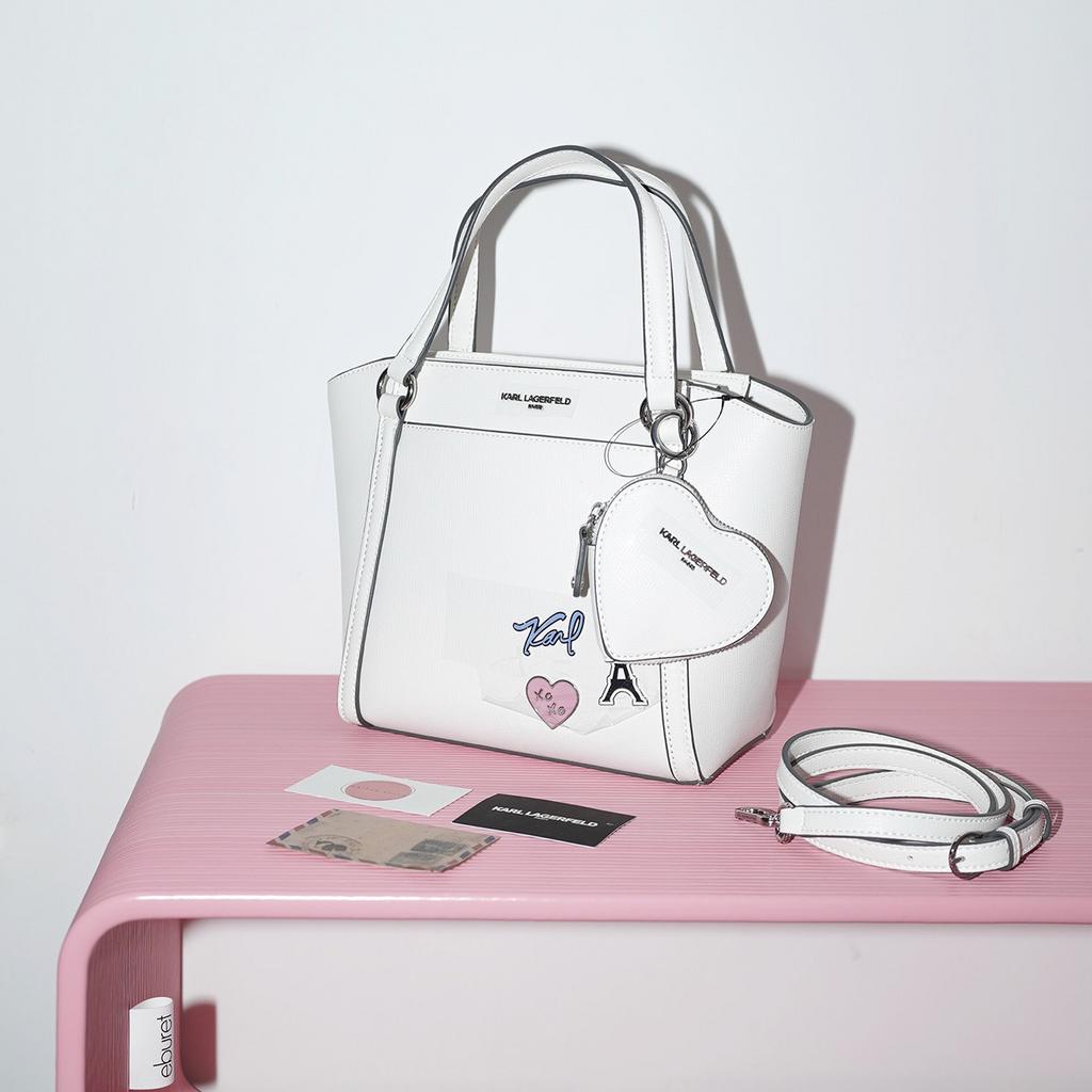 СУМКА KARL LAGERFELD PARIS IRIS ЦВЕТ БЕЛЫЙ M00638