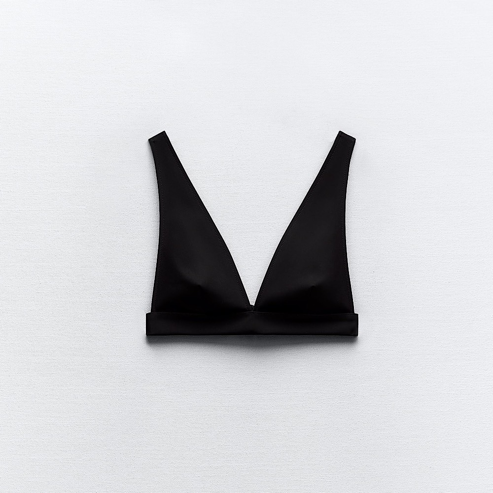 НЕЙЛОНОВЫЙ БРА ZARA ЧЕРНЫЙ M00332