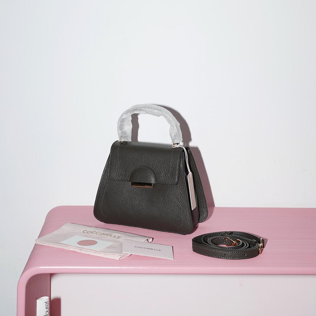 COCCINELLE TALEA TOP HANDLE MINI Bark / Темный серо-зеленый M00089