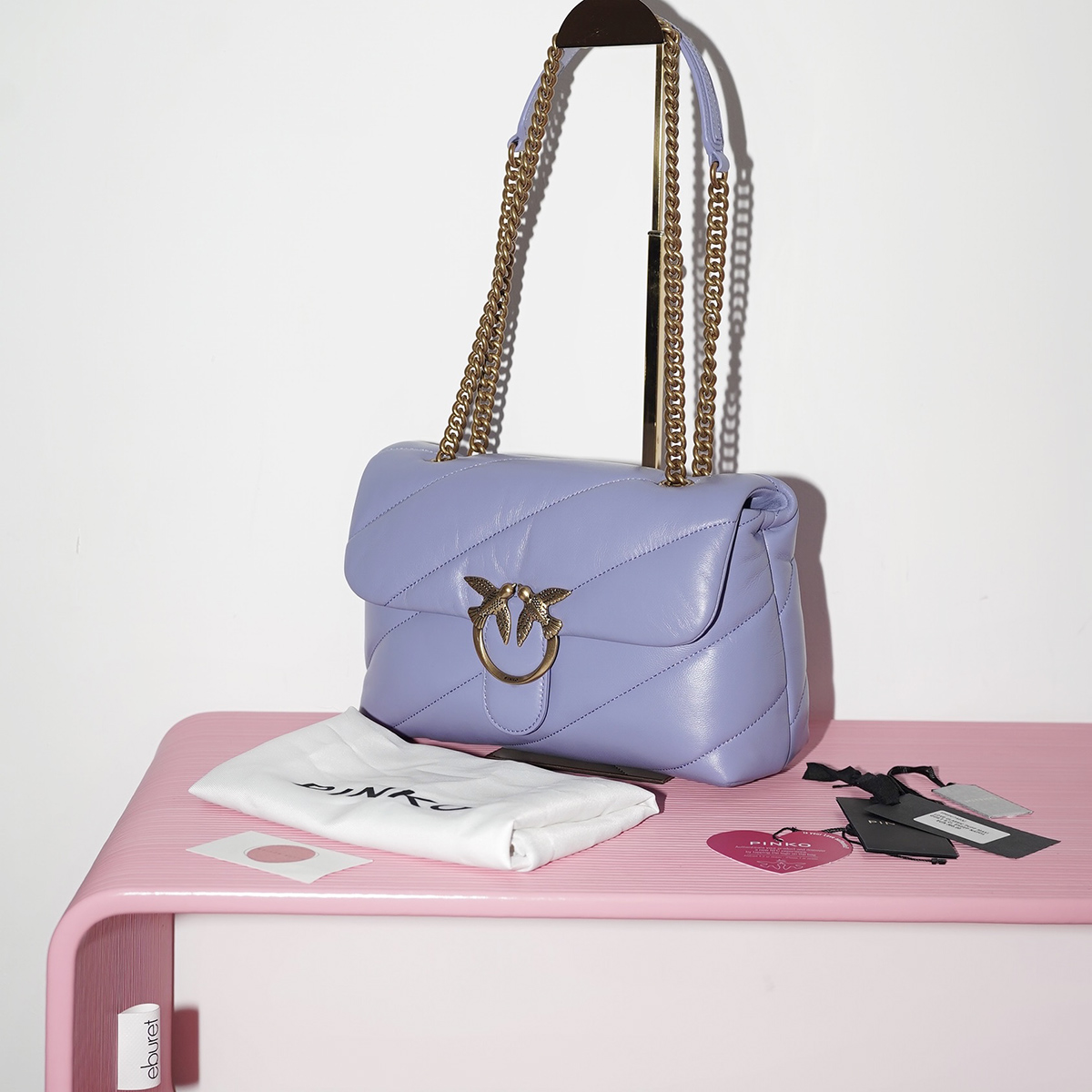 PINKO LOVE CLASSIC PUFF MAXI QUILT Lavanda / Лаванда M00023