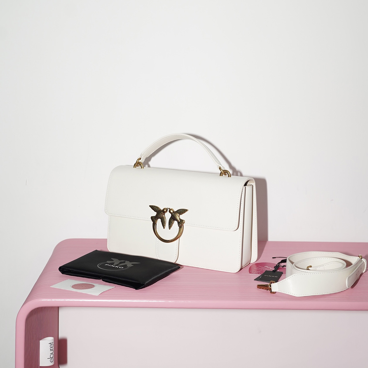PINKO LOVE ONE CLASSIC Bianco / Молочный M00655