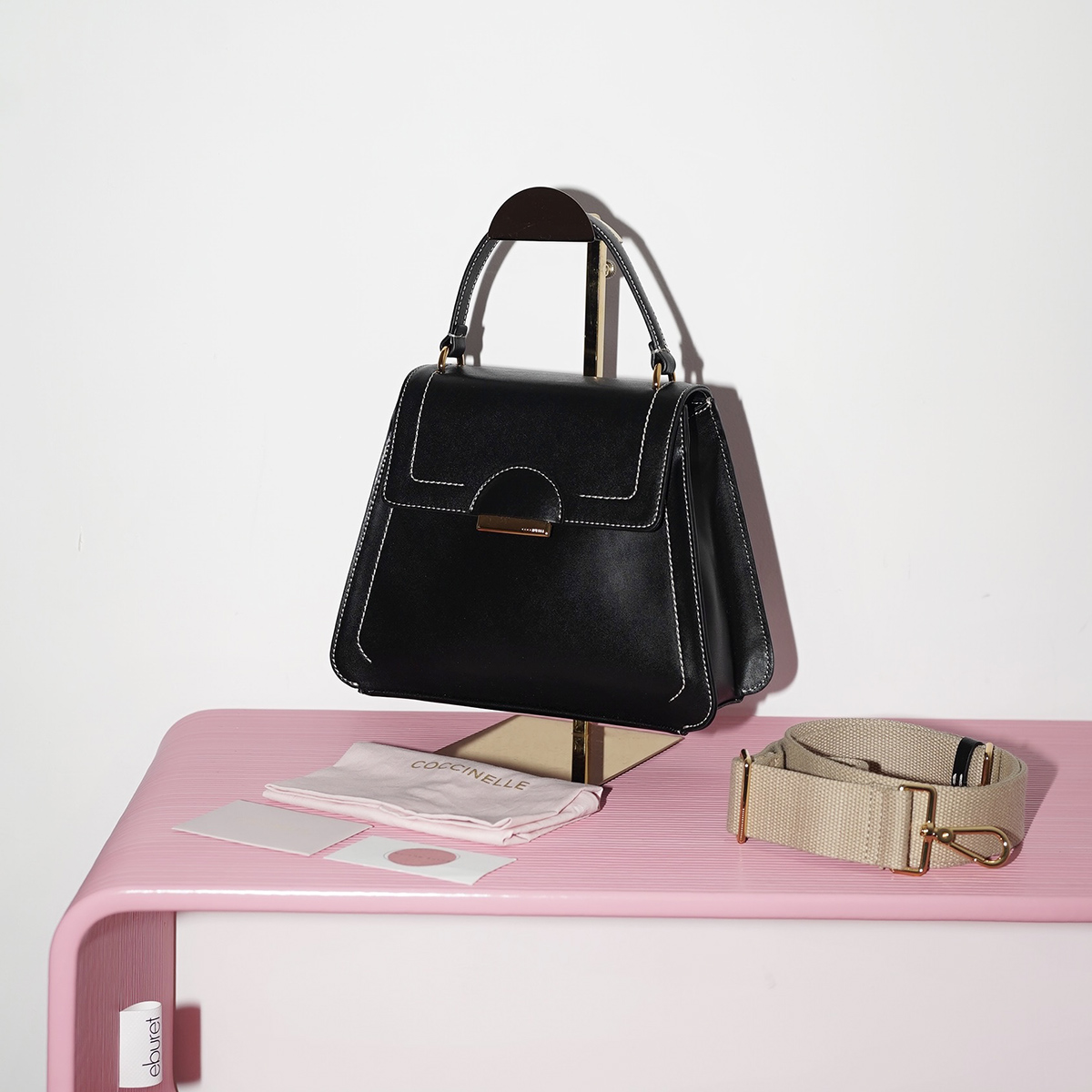 COCCINELLE TALEA TOP HANDLE MEDIUM цвет Noir / Черный M00751