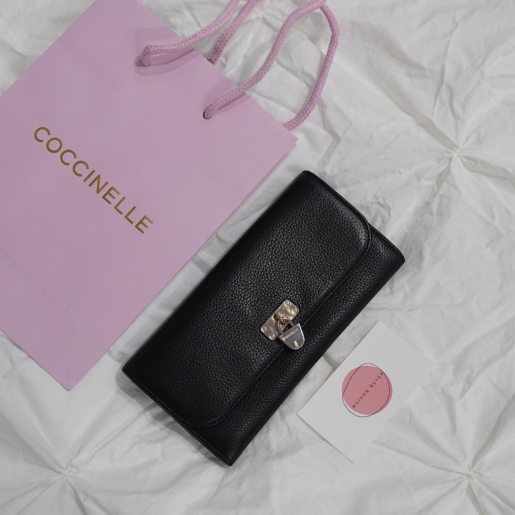 БОЛЬШОЙ КОШЕЛЕК COCCINELLE LARGE FLAP WALLET цвет Noir / Черный M00675