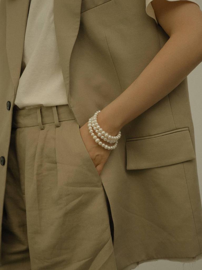 Браслет из натурального речного жемчуга