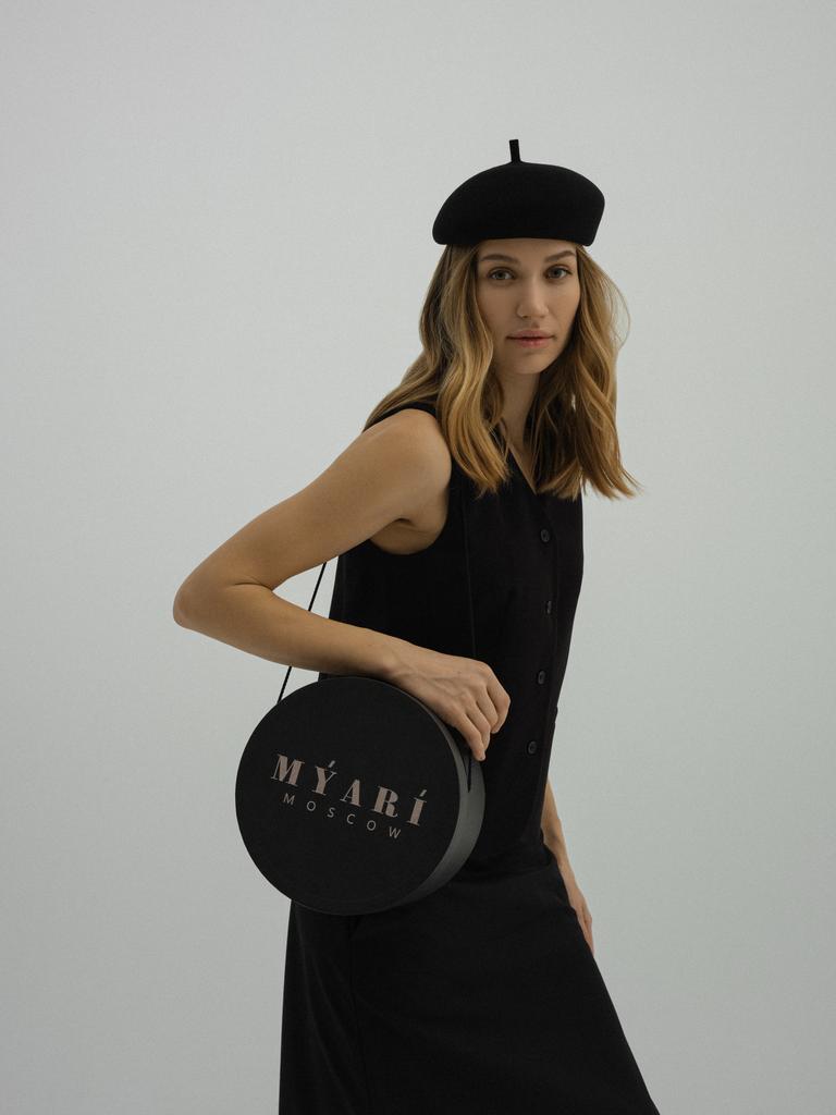 Шляпная коробка мини 25*15 см