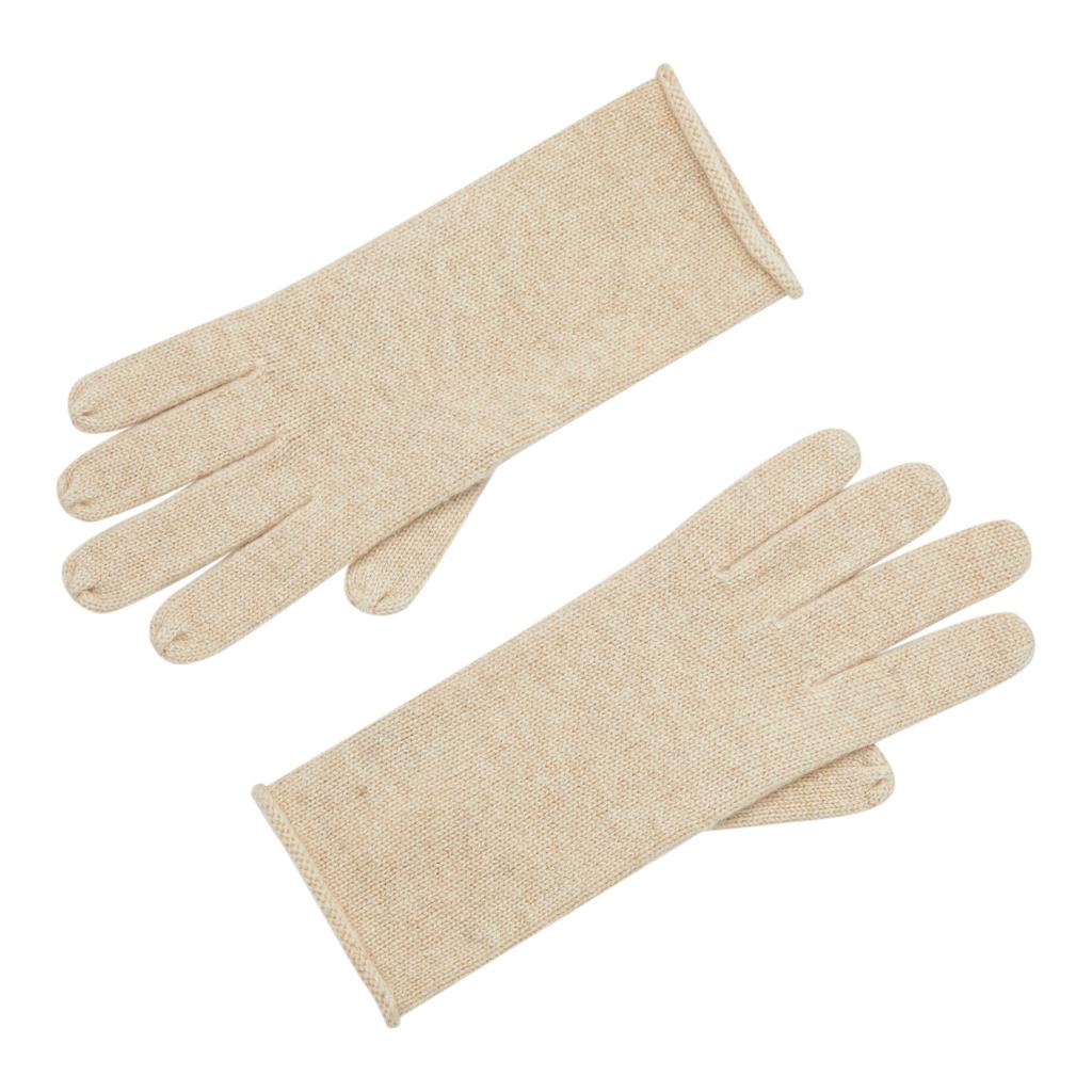 Перчатки из кашемира/песочный