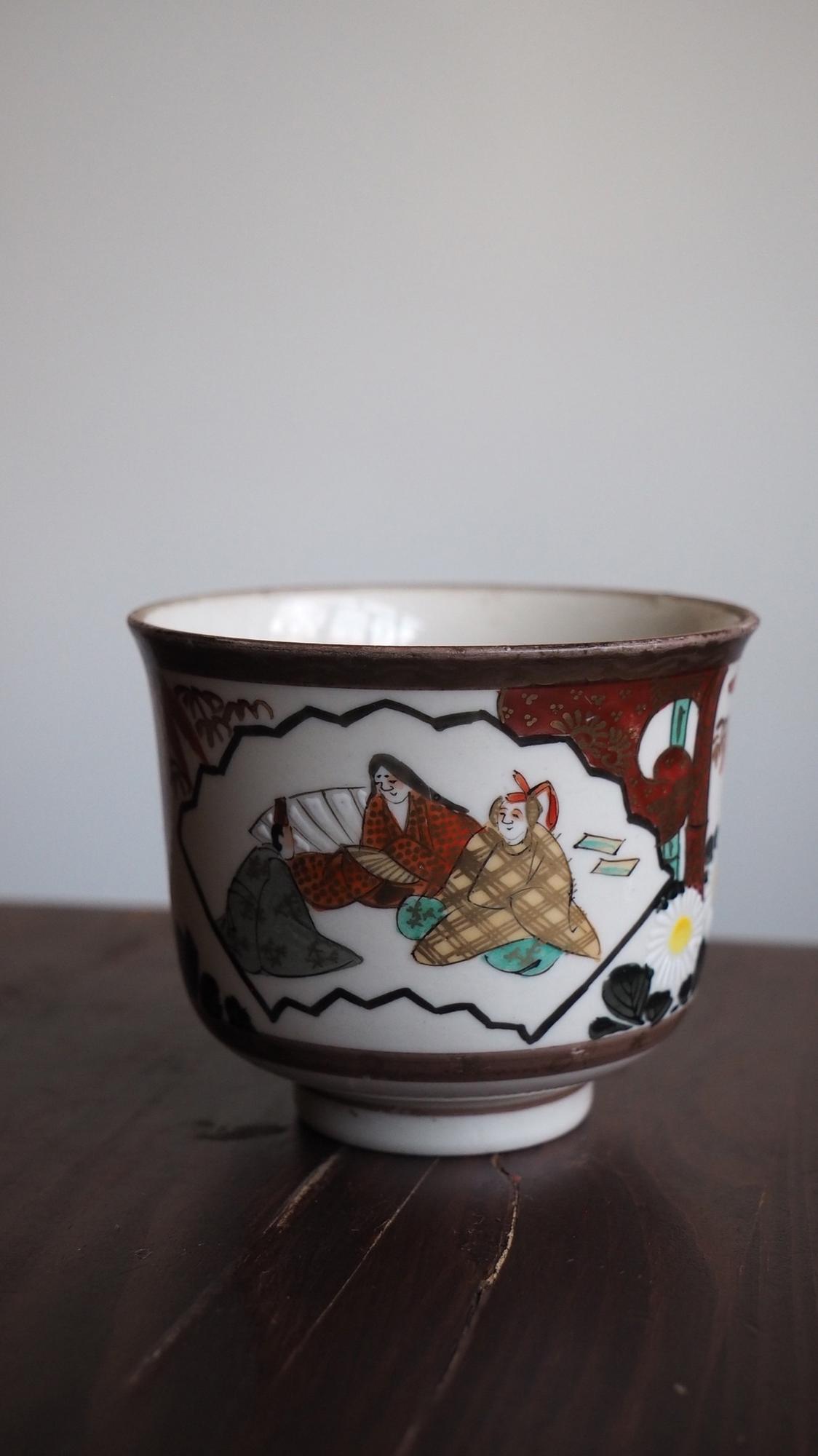 Пиала антикварная Кутани/ Япония