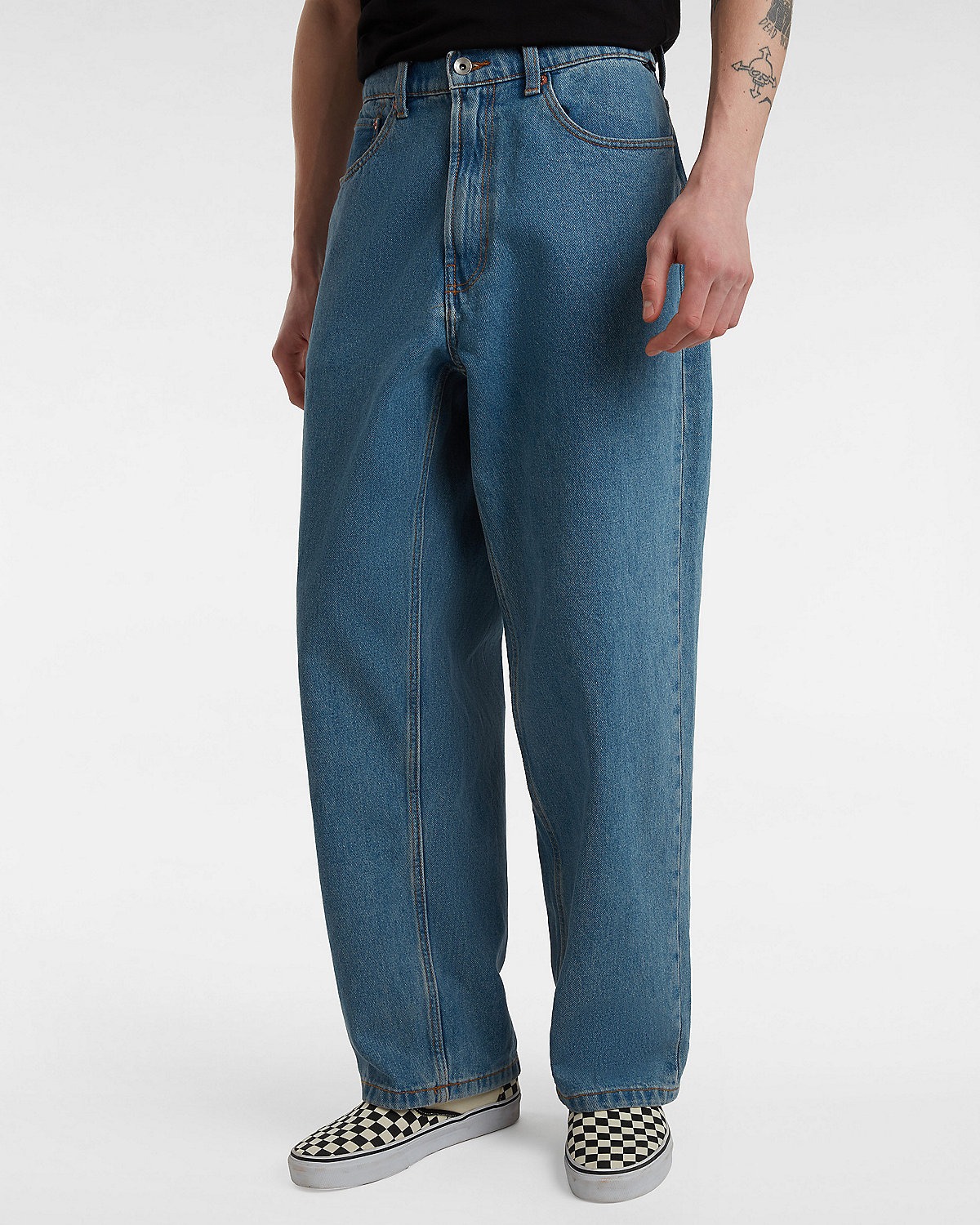 БРЮКИ CHECK-5 BAGGY DENIM PANT STONEWASH/BLUE