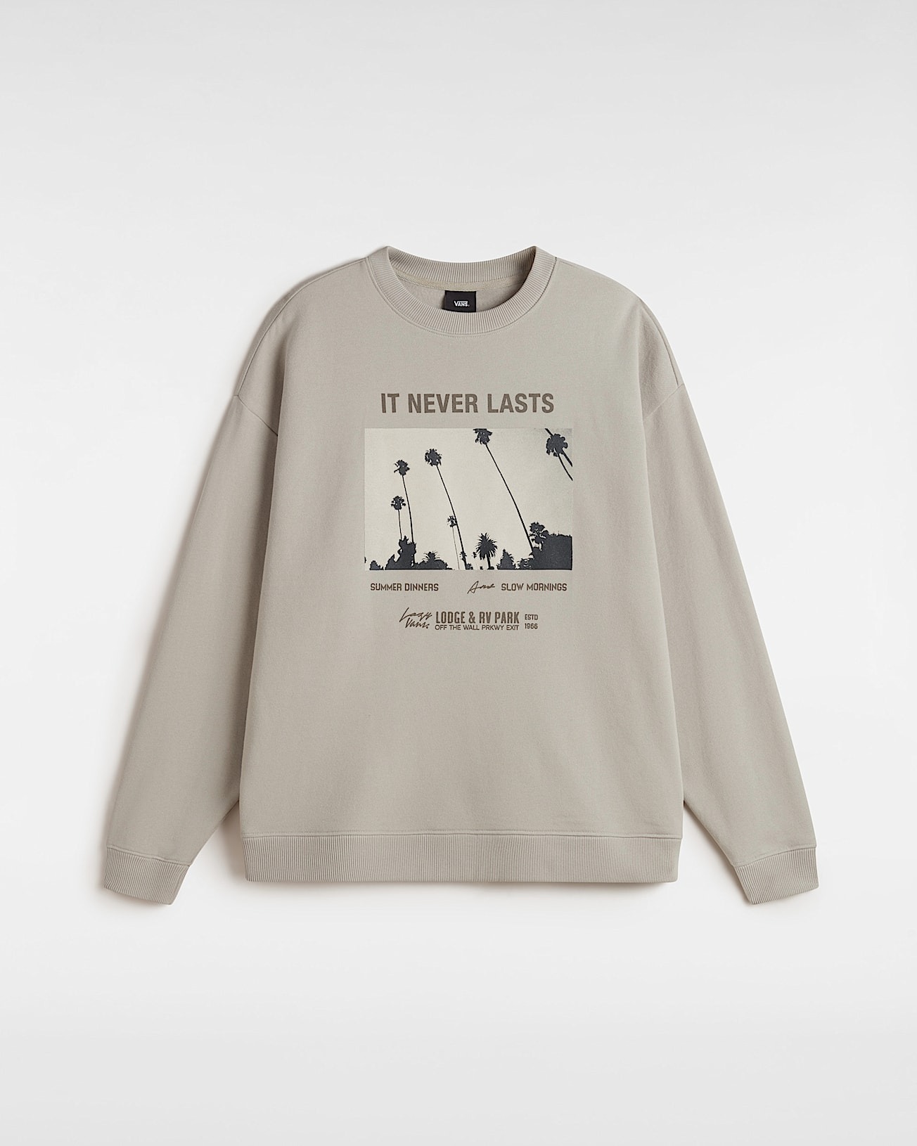 СВИТШОТ NEVERLASTING OS CREW LONDON FOG