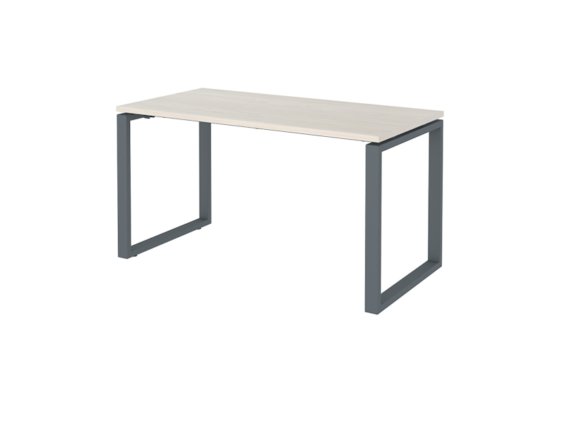 Стол NTO 120x70 белое дерево/антрацит