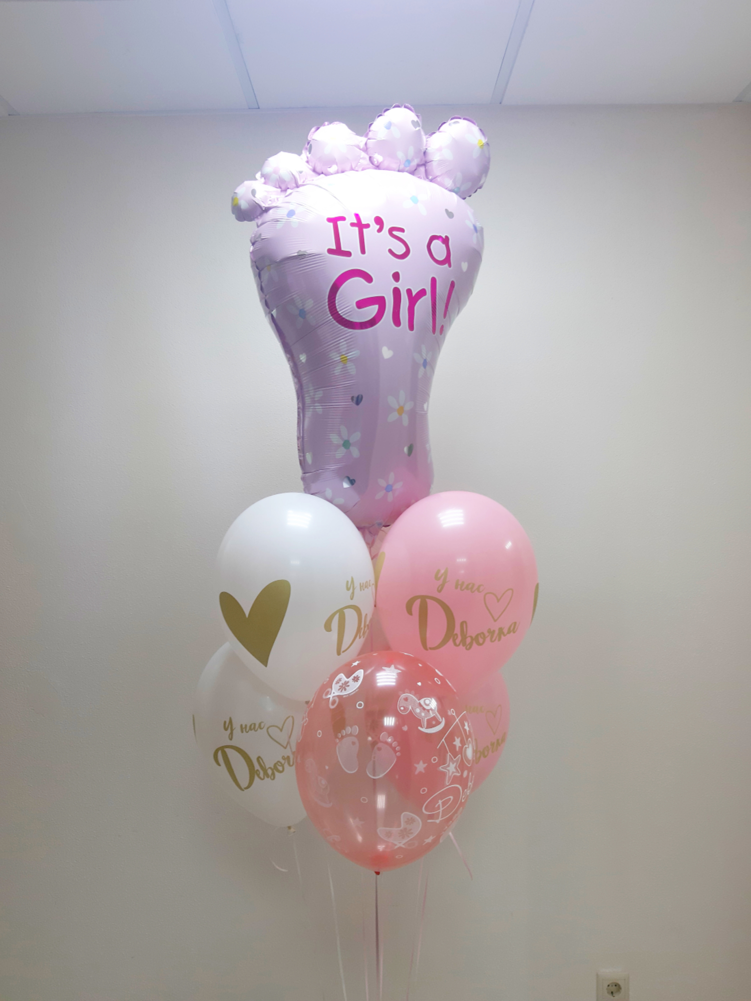 Букет для девочки выписка