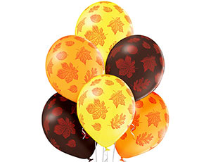 Шелкография пастель 14" Осенние листья