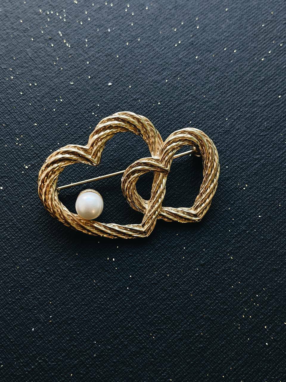 Брошь "Сердца"