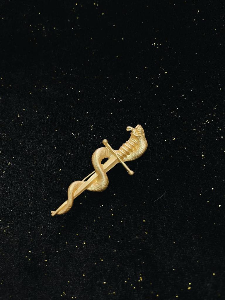 Брошь "Змея"