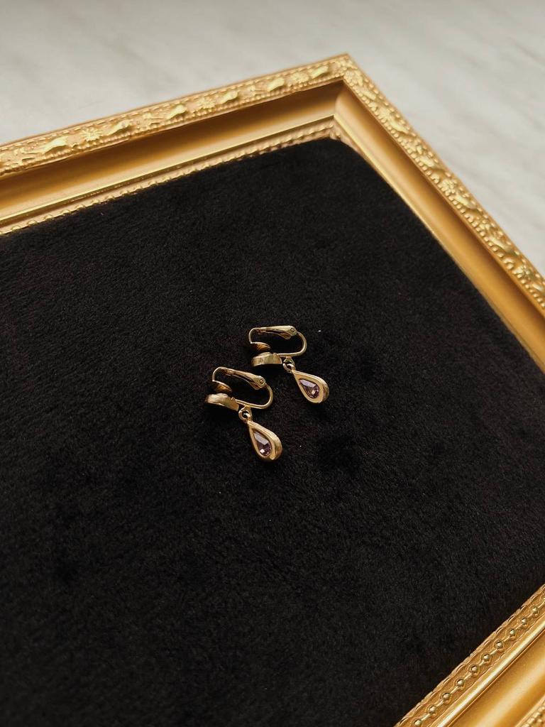 Винтажные клипы Капелька