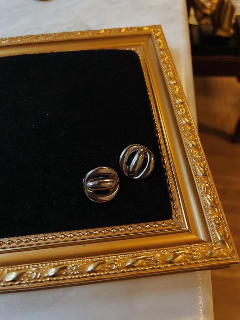 Винтажные клипсы «Завитки» Barday