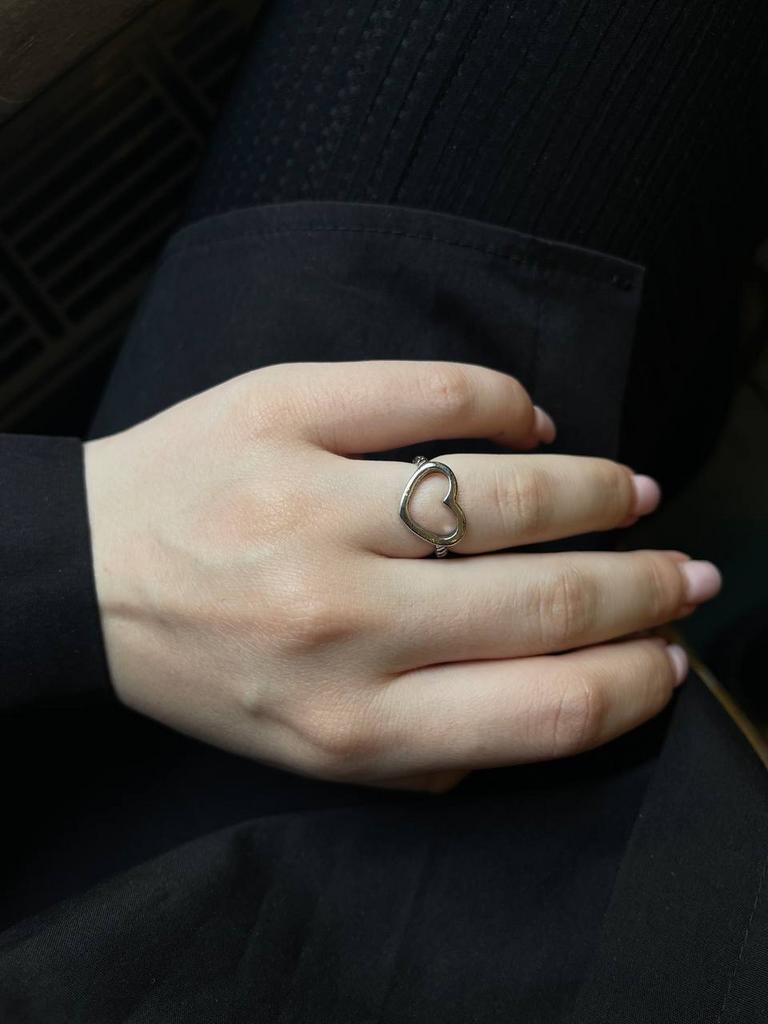 Кольцо "Сердце-5" регулируемое