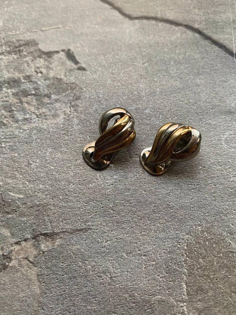 Винтажные клипсы «Пламенная нежность»