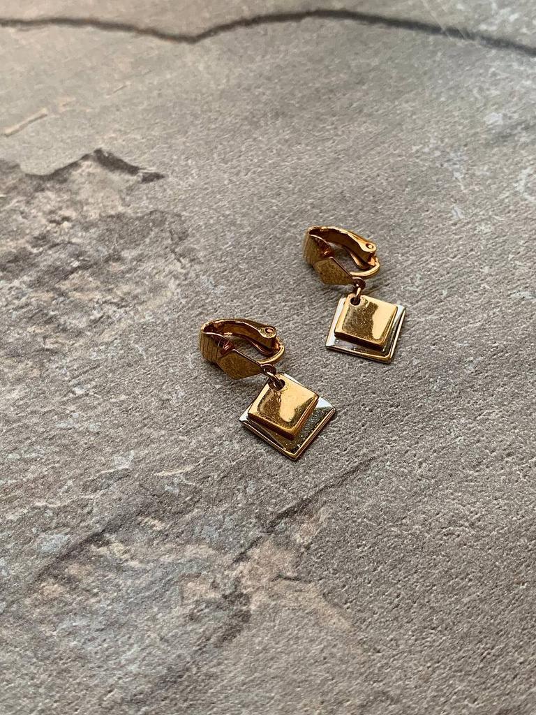 Винтажные клипсы «Silver & gold»