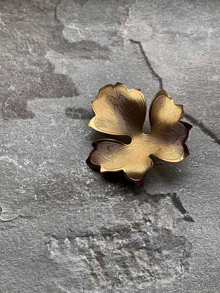 Винтажная брошь «Удача»