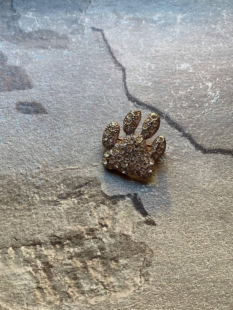 Винтажная брошь «Paw”
