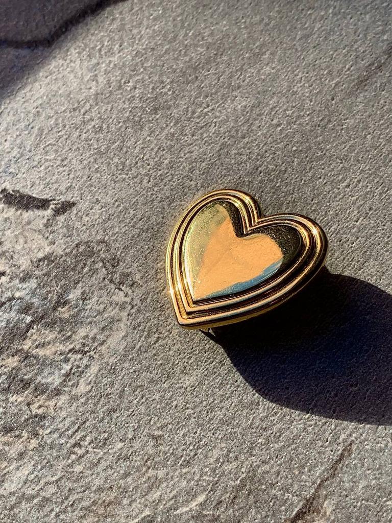 Винтажная брошь «Heart2»