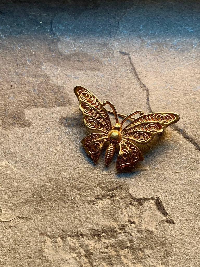 Винтажная брошь «Бабочка-2»