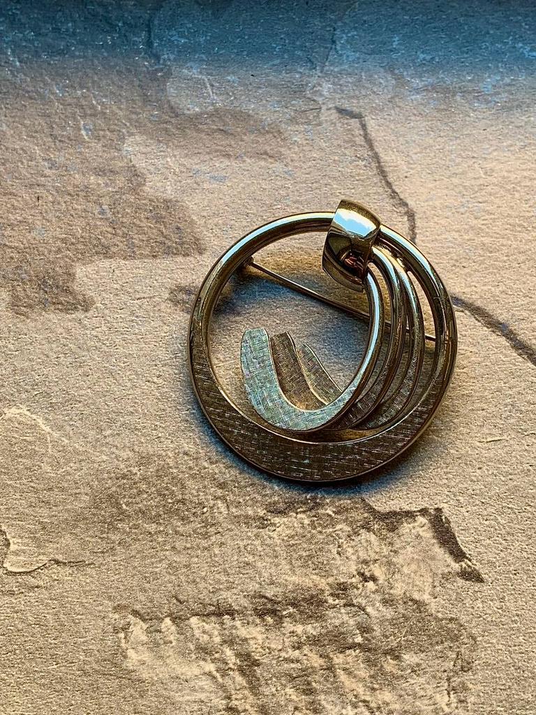 Винтажная брошь «Triple»