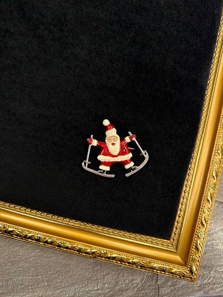 Винтажная брошь «Дедушка Мороз-4»