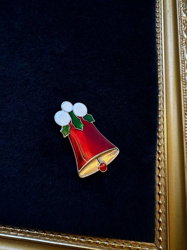 Винтажная брошь «Колокольчик»