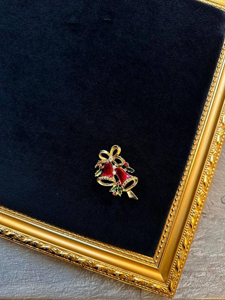 Винтажная брошь «Колокольчики-5»