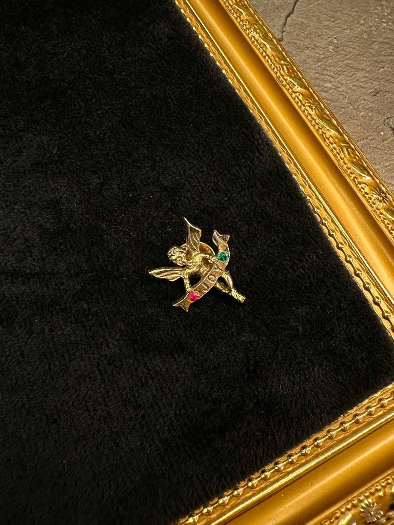 Винтажная брошь «Ангел-1»