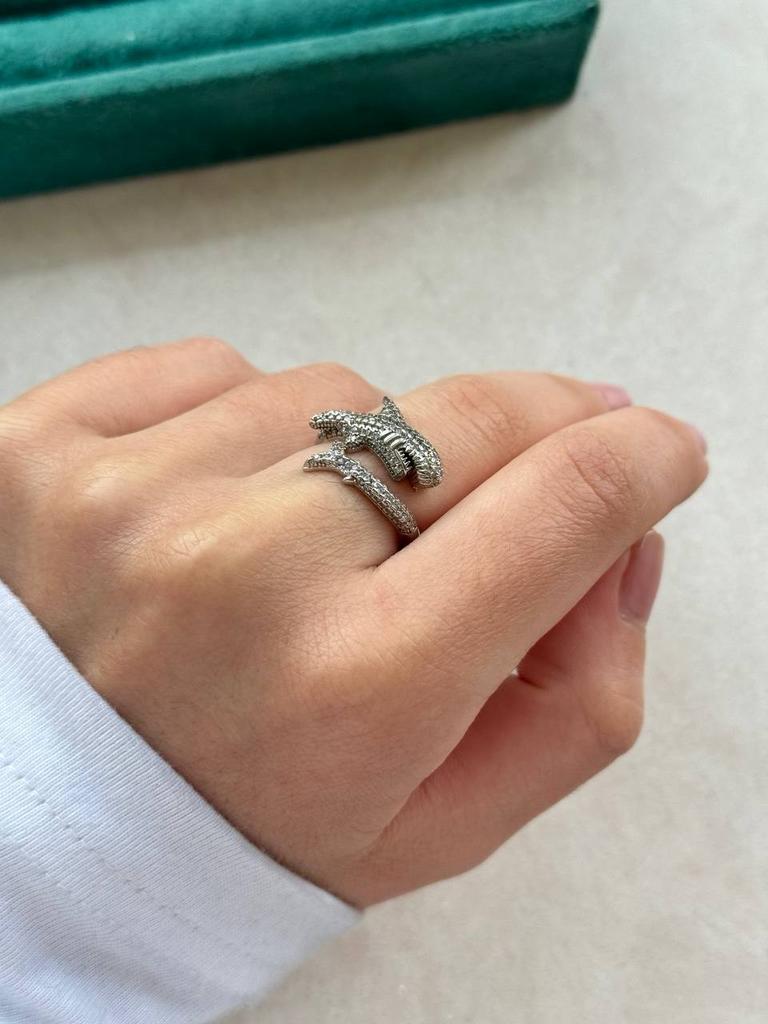 Кольцо «Акула» регулируемое