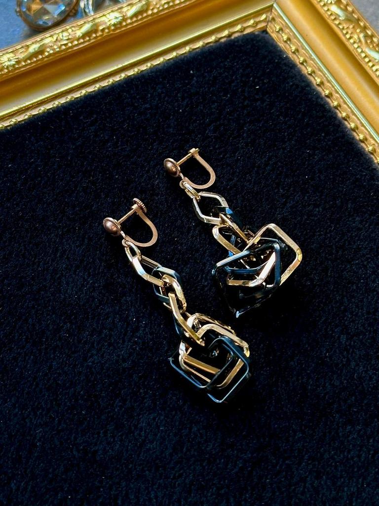 Винтажные клипсы «Square»