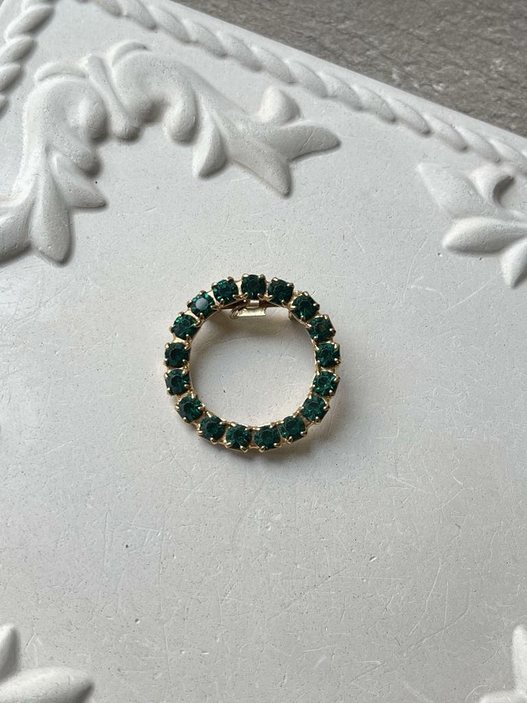 Винтажная брошь «Алмазный рай»