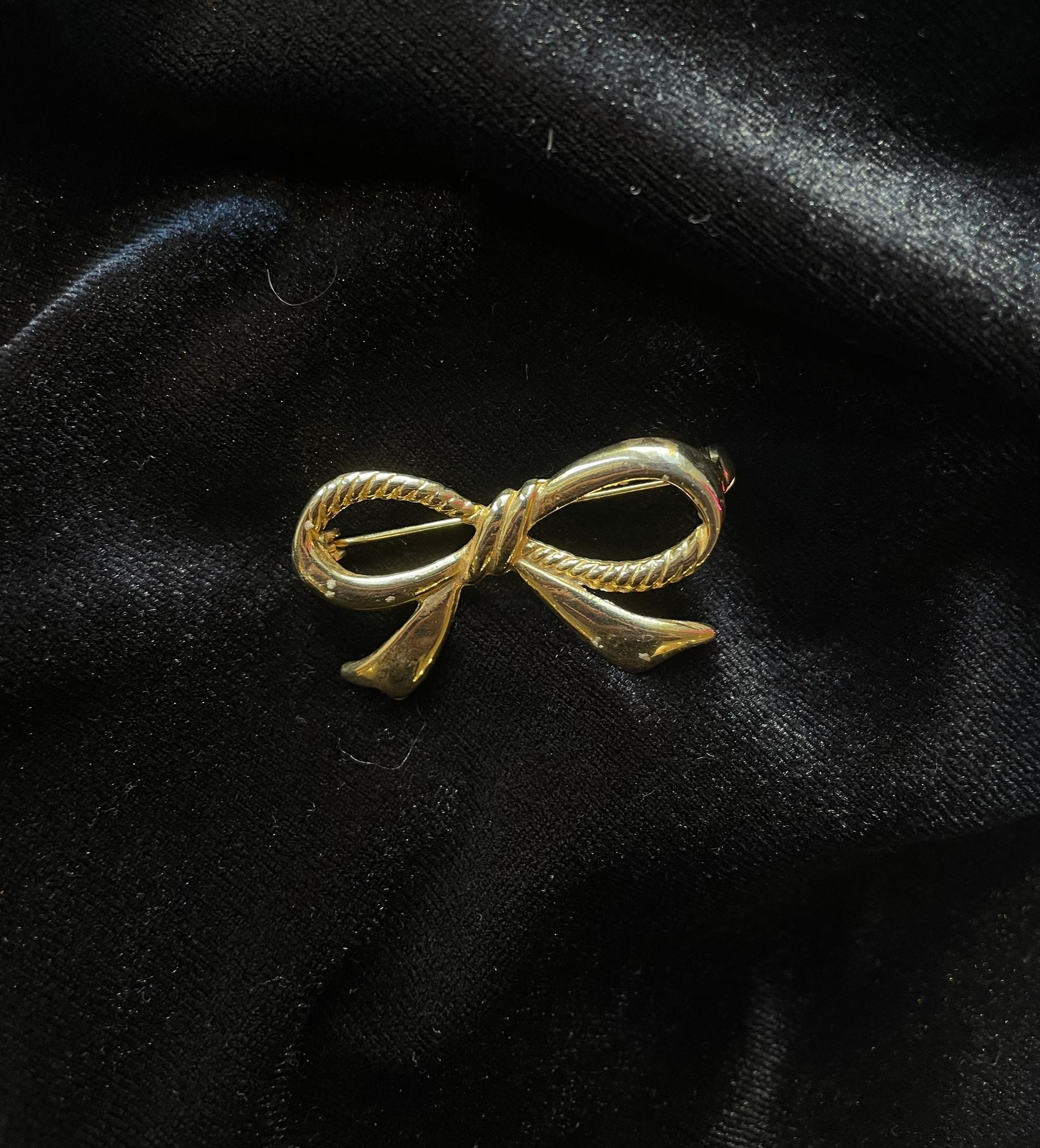 Винтажная брошь «Bow-2»